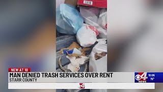 Local resident being denied garbage services, has no where to throw his trash