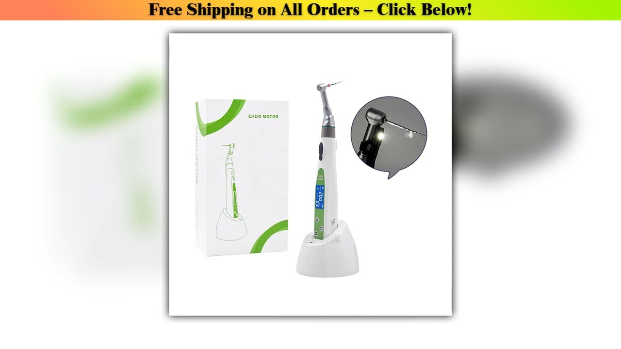 Dental Endo Motor Cordless LED 16:1 Contra Angle With Reduction Head Low Speed Handpiece Files