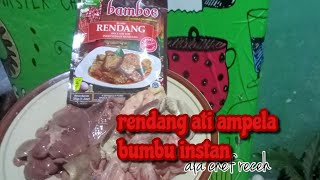 Rendang Ati Ampela Bumbu Instan || Bamboe Bumbu Rendang