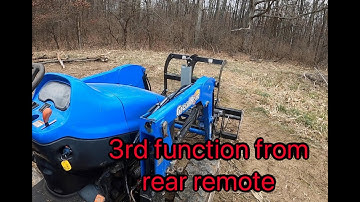 Rear Remote 3rd function hydraulics