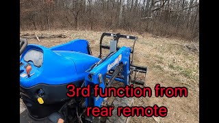 Rear Remote 3Rd Function Hydraulics