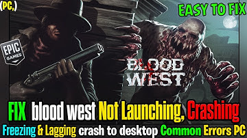 Blood West Keeps Crashing? 😱 Crash to Desktop Fix (PC)