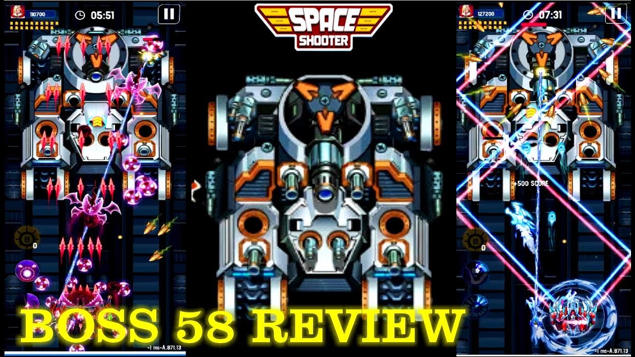 Boss 58 Full Fight – Space Shooter | World Bosses Showcase
