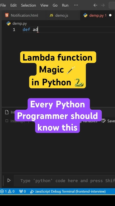 How to use Lambda function in Python #python #programming #coding # ...