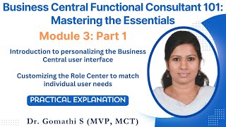 personalizing business central user interface | business central personalization | module 3 part 1
