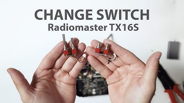 How to change broken SC SD  switch for Radiomaster TX16S Remote Control (Inlocuire switch  TX16S)