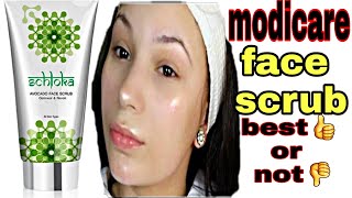 Modicare schloka face scrub / review + demo / jyoti rawat / rishikesh