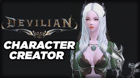 Devilian - Classes and Character Creator Gameplay