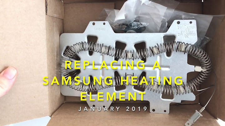 Heating element for samsung dryer dv448aep xaa