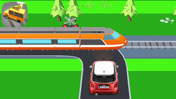 Jam Highway - Comeback Home (Android-iOS) Part #13 Mini Red Car Gameplay Train Crashes