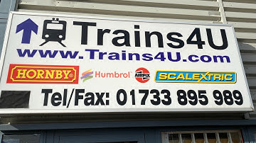 Trains4u Peterborough.                                         A look around the model shop.