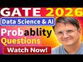 Probability Questions |  GATE DA 2026 | Data Science &amp; AI