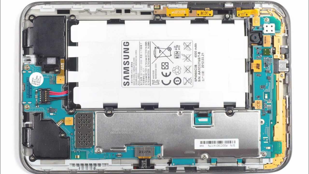 Как разобрать планшет самсунг галакси Cracking Open: Samsung Galaxy Tab 2 7.0 - YouTube