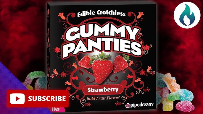 Edible Crotchless Female Gummy Underwear Toy Review! · Hart's