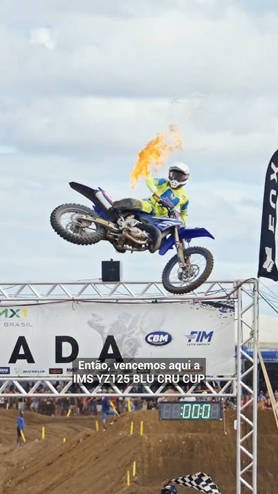 Kauã Vieira vence mais uma e segue líder da IMS YZ125 BLU CRU Cup!
