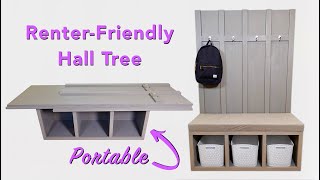 Easy Move DIY Hall Tree