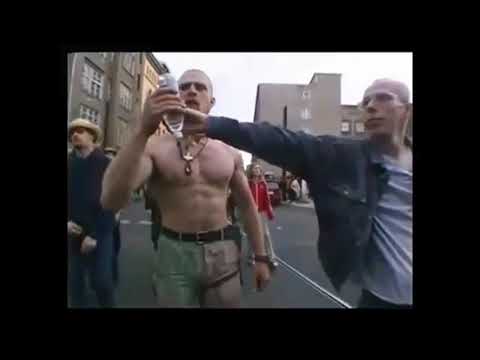 Varg Vikernes defends woman in Oslo, Norway (2004) (rare video)