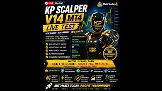 KP SCALPER V14 MT4 LIVE TEST | Real-Time Forex Robot Trading