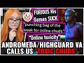"ToXiC CHUDS"  BLAMED For Killing Andromeda &amp; Highguard 🤣 Voice Actor MELTDOWNS Over Criticism