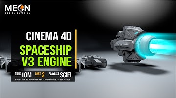 Cinema 4D Tutorial Spaceship Engine Modeling | Meon VFX | Part 2