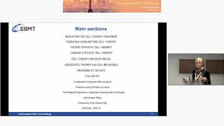 The Cell Therapy Form in the EBMT Registry