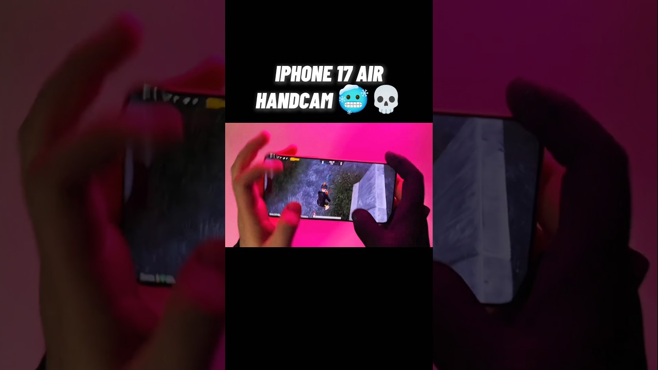 IPHONE 17 AIR HANDCAM 🥶💀 