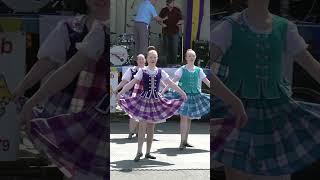 Scottish #highland #dancing display to Cry of the Celts during 2023 #stonehaven Feein Market #shorts