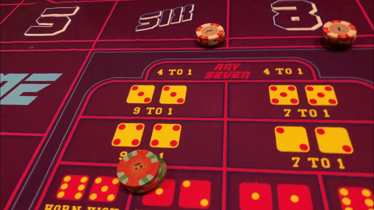 How to deal craps pressing 6 and 8 YouTube