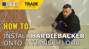 How To Install HardieBacker Board Onto A Timber Floor