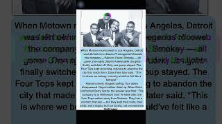 Four Tops Chose Loyalty Over Motown Fame#FourTops #Motown #MusicLegacy