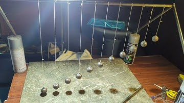 DIY Pendulum Wave Machine | Mesmerizing Physics Experiment with Perfect Motion!