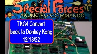 Donkey Kong (TKG4) Special Forces - Kung Fu Commando deconversion
