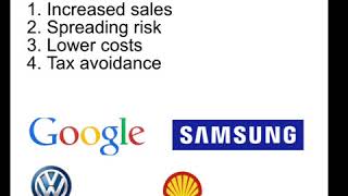 6.3 Advantages of being a multinational company