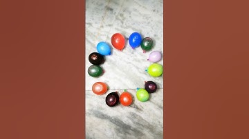 Rainbow Mini Circle Balloons Popping Reverse Video Asmr Satisfying #game #shorts