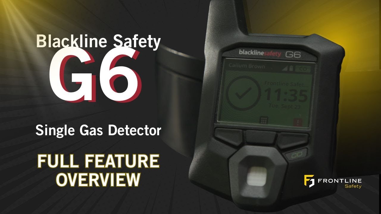 Blackline G6 Single Gas Detector – Full Feature Overview - YouTube