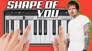 Ed Sheeran - Shape of You on iPhone (GarageBand)