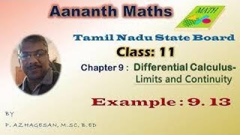 Tamil Nadu State Board 11th Maths Example 9.13