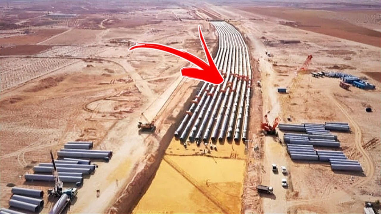 Egypt Vykopal V Poušti Novou Řeku A Toto Se Stalo