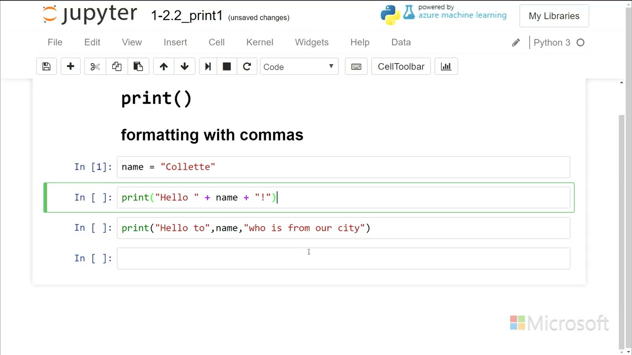 python variable assignment comma