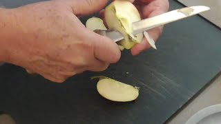 Apple Cutting Coring