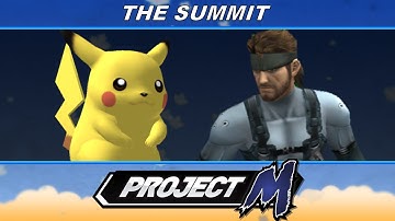 Summit - Morks (Snake) vs Anther (Pikachu) - Losers - Project M