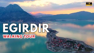 Turkey Has Not Only The Sea 🇹🇷 Egirdir Lake 🗺️ Walking tour + Aerial View [4K] #eğirdir #turkey