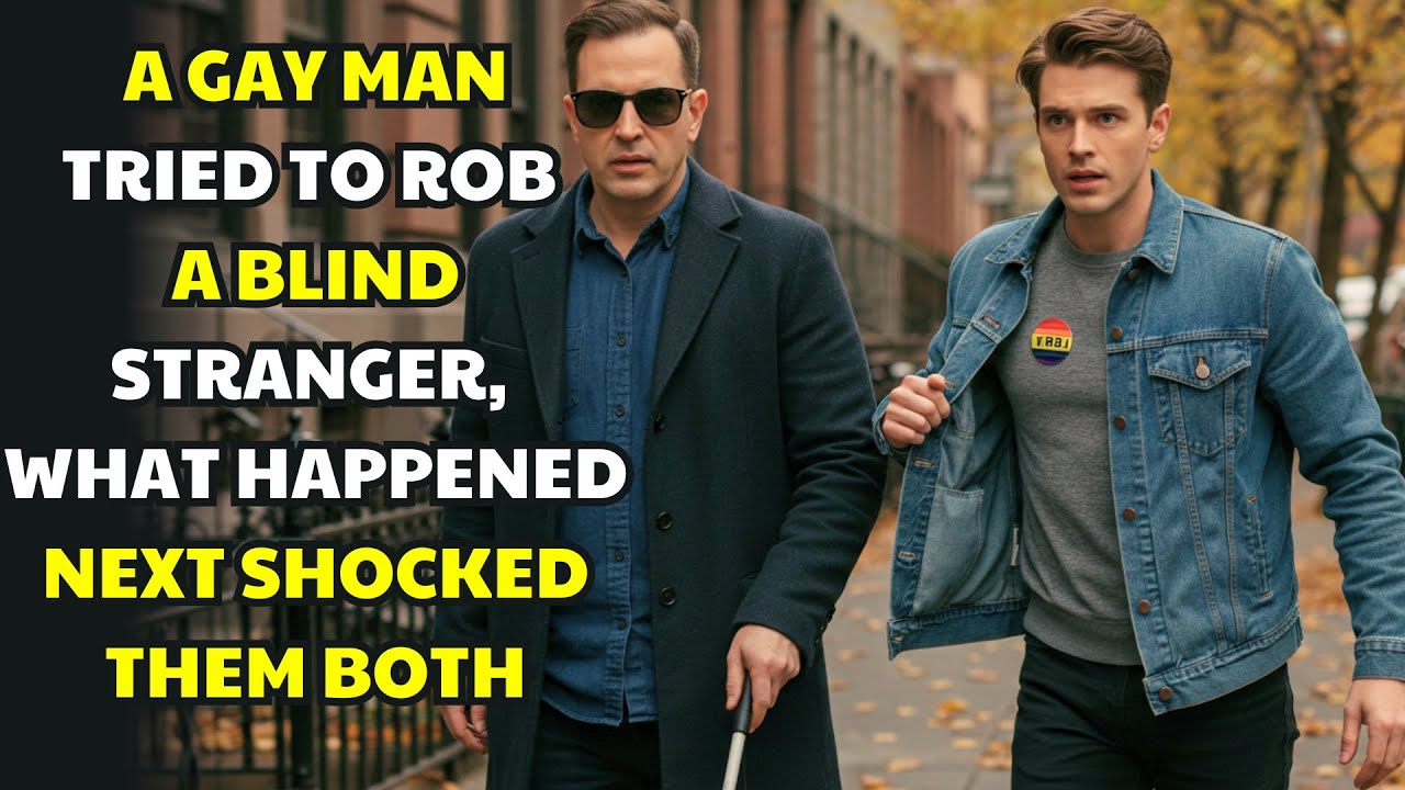 A GAY MAN TRIED TO ROB A BLIND STRANGER — WHAT HAPPENED NEXT SHOCKED ...