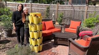 Helping My Friend Set Up Her First GreenStalk Planter