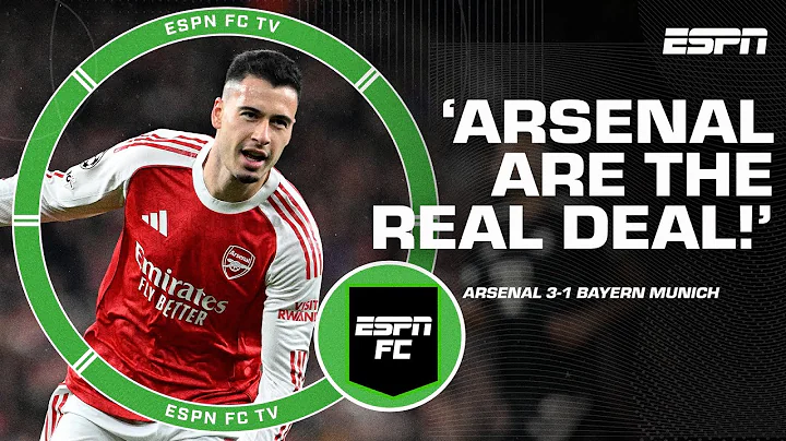 Are Arsenal now UCL FAVOURITES? 👀🏆 Arsenal 3-1 Bayern Munich REACTION | ESPN FC