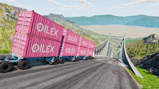 Full Throttle INSANE Long Downhill Mayhem! | BeamNG.drive Epic Crashes &amp; Speed Test