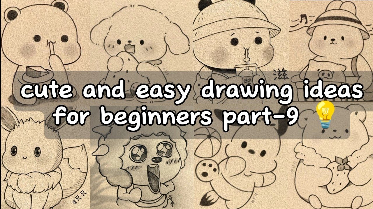 easy drawing ideas for beginners part-9 💡 | aesthetic drawing ideas | cute drawings |
