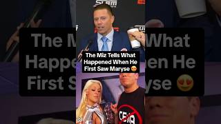 The Miz Tells What Happened When He First Saw Maryse 😍