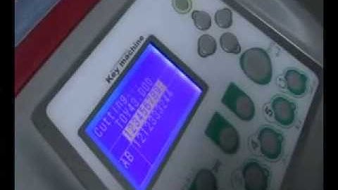 How to use Automatic V8 /X6 to make key without original keys