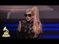Lady Gaga accepting the GRAMMY for Best Pop Vocal Album at the 53rd GRAMMY Awards | GRAMMYs